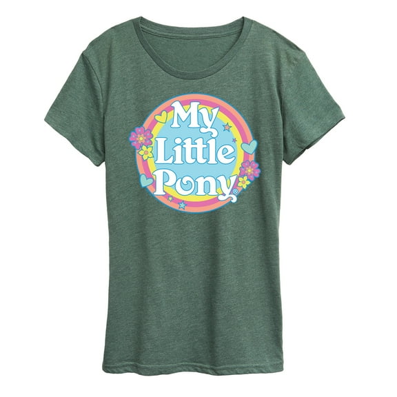 My Little Pony - Retro Rainbow Badge - Women's Short Sleeve Graphic T-Shirt