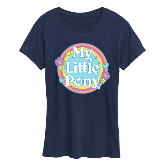 My Little Pony - Retro Rainbow Badge - Women's Short Sleeve Graphic T-Shirt
