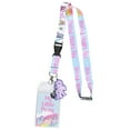 thumbnail image 1 of My Little Pony Retro Reversible ID Lanyard Badge Holder With Rubber Pony Charm And Collectible Sticker, 1 of 8