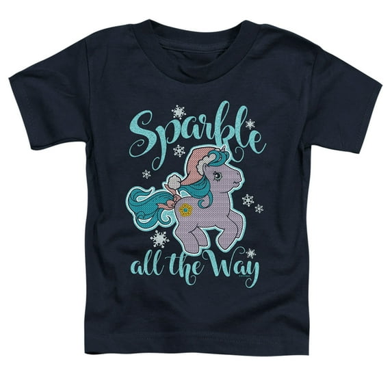 My Little Pony Retro Sparkle All The Way 2 S/S Toddler T-Shirt Navy