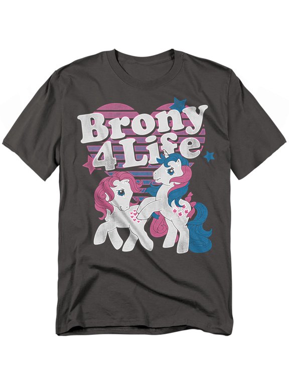 My Little Pony Retro T-Shirt Brony 4 Life Unisex Graphic Tee For Men & Women
