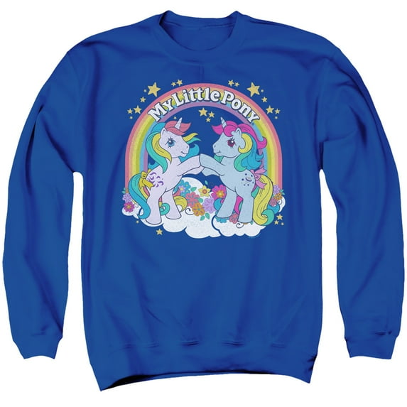 My Little Pony Retro - Unicorn Fist Bump - Crewneck Sweatshirt - Large