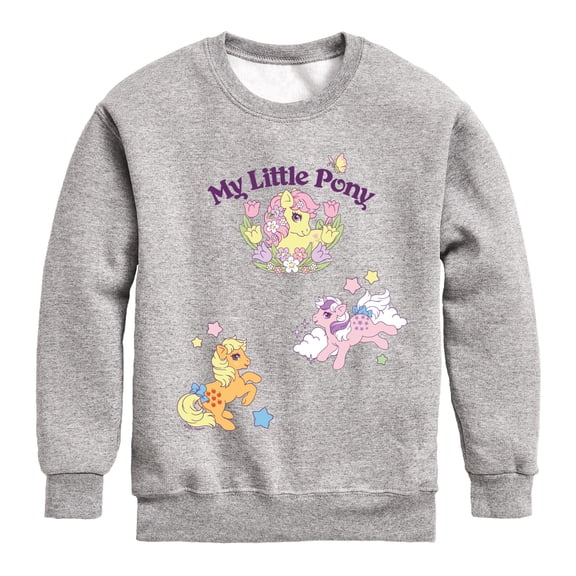My Little Pony - Retro - Youth Boys Crew Fleece Sweatshirt