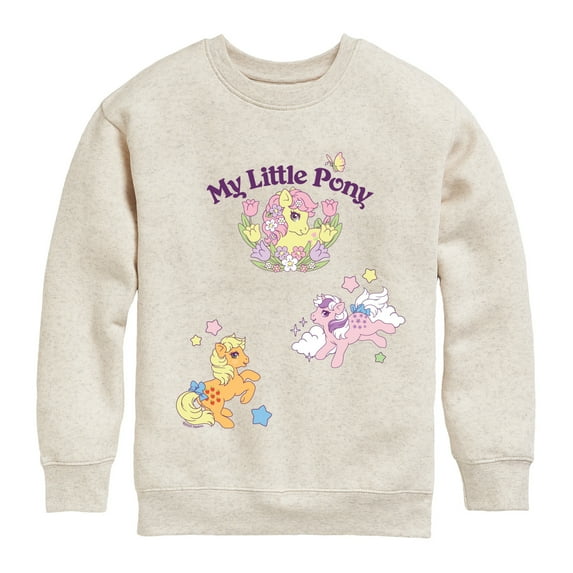 My Little Pony - Retro - Youth Boys Crew Fleece Sweatshirt