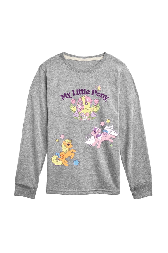 - Retro - Youth Boys Long Sleeve Graphic T-Shirt