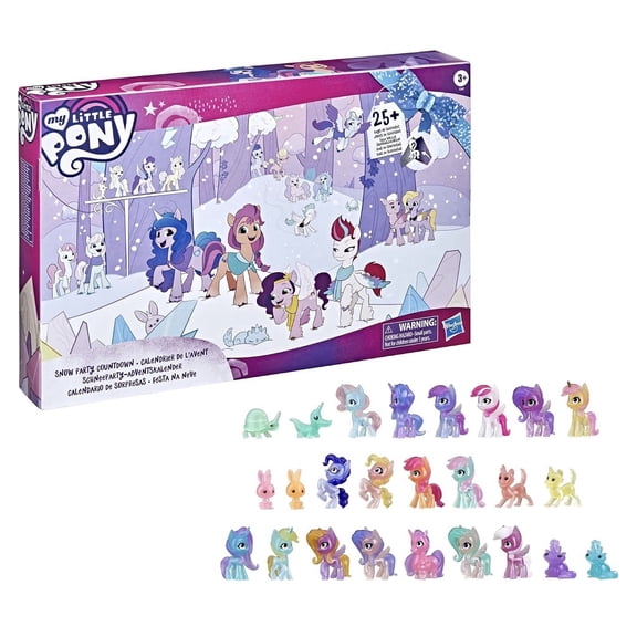 My Little Pony Snow Party Countdown Advent Calendar, 25 Surprise Pieces