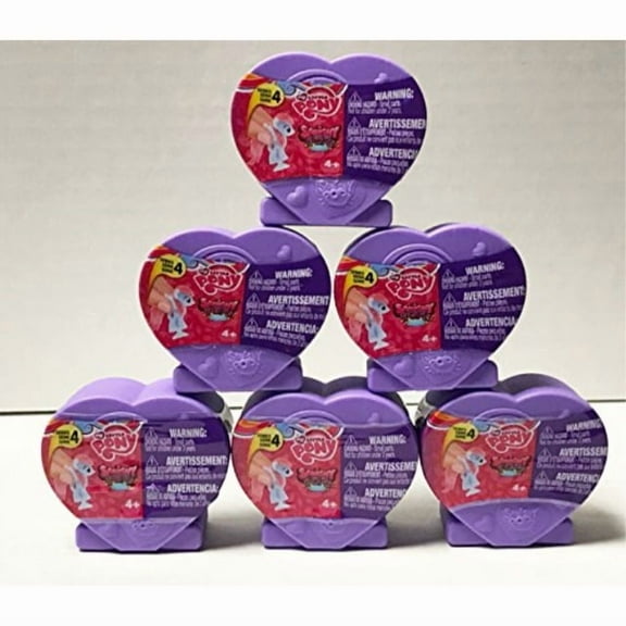 my little pony squishy pops series 4 (4 sealed capsules)