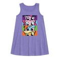 thumbnail image 1 of My Little Pony - Stacked Faces - Girls Aline Dress, 1 of 1