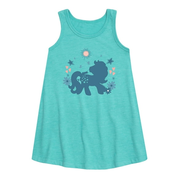 My Little Pony - Stars And Flowers - Girls Aline Dress
