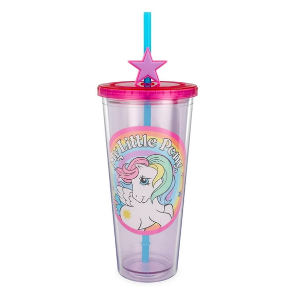 My Little Pony Starshine 24-Ounce Carnival Cup With Lid and Straw Topper Charm