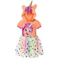 thumbnail image 1 of My Little Pony Sunny Starscout Big Girls Cosplay Tulle Dress Orange 10-12, 1 of 5