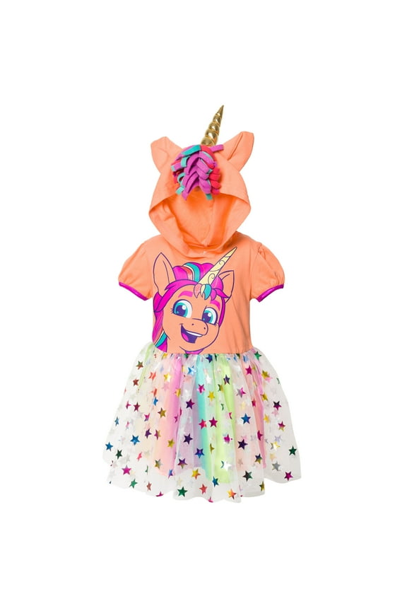 Sunny Starscout Toddler Girls Cosplay Tulle Dress Orange 2T