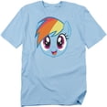 thumbnail image 1 of My Little Pony T-Shirt Rainbow Dash Head Unisex Graphic Tee For Men & Women, 1 of 7
