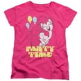 thumbnail image 1 of My Little Pony TV Party Time S/S Women's T-Shirt Hot Pink, 1 of 1