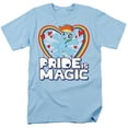 thumbnail image 1 of My Little Pony TV Pride Is Magic S/S Adult 18/1 T-Shirt Light Blue, 1 of 1