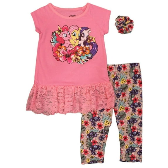 My Little Pony Toddler Girls' Leggings Set with Hair Accessory