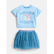 My Little Pony Toddler Girls Graphic Tee and Tutu Skirt Set, Sizes 12M-5T