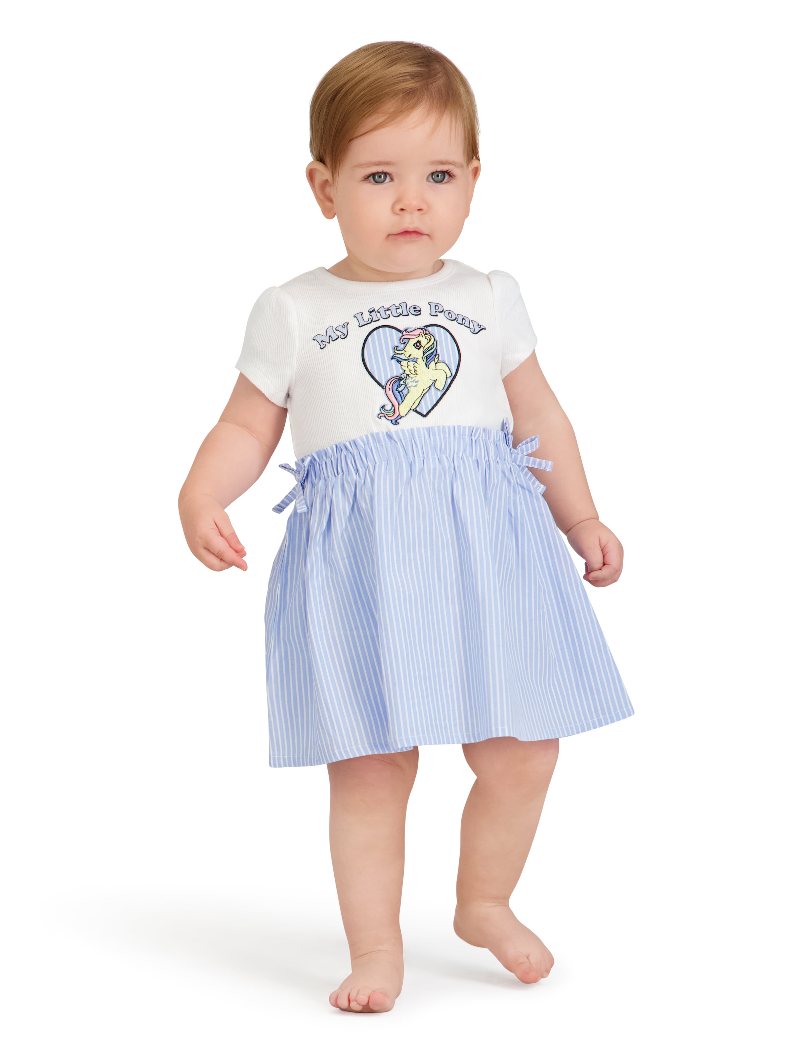 My Little Pony Toddler Girls Woven Short Sleeve Dress, Sizes 12 Months-5T