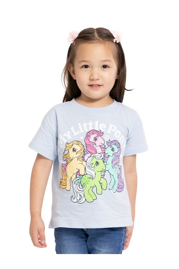 Toddler Girls' Graphic Tee with Short Sleeves, Sizes 12M-5T
