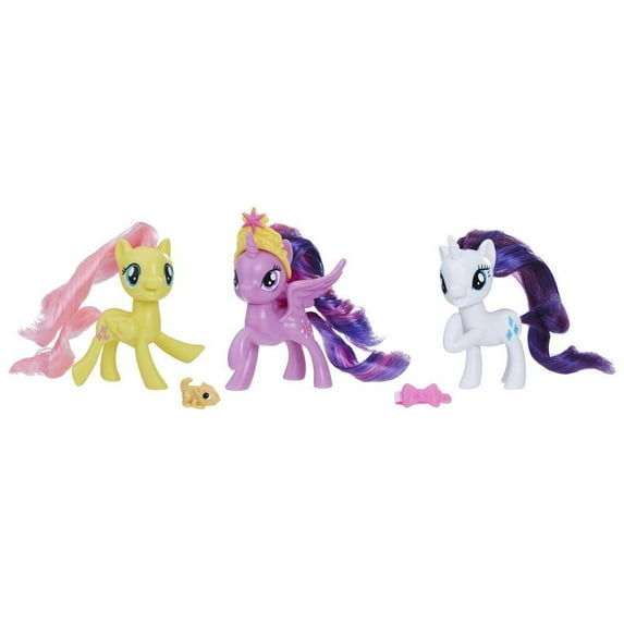 My Little Pony Toy Twilight Sparkle, Rarity & Fluttershy 3-Pack