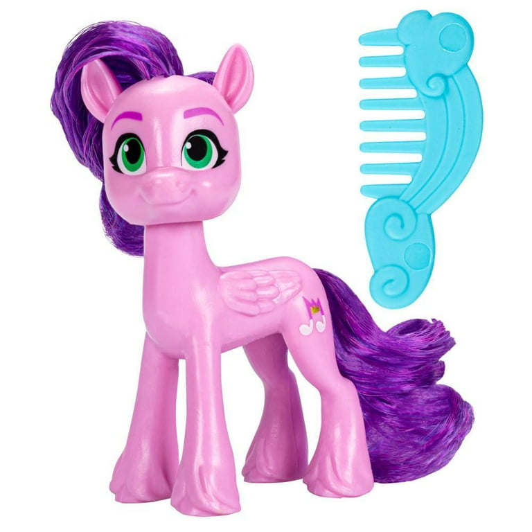 My Little Pony Toys Princess Pipp Petals Pony Friends Pink Pony Doll with Comb Accessory