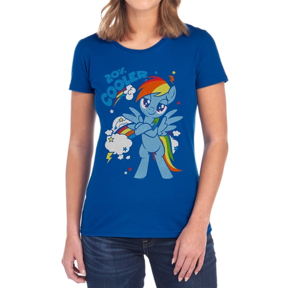 My Little Pony Tv 20 Percent Cooler Women's T Shirt, Royal, Small
