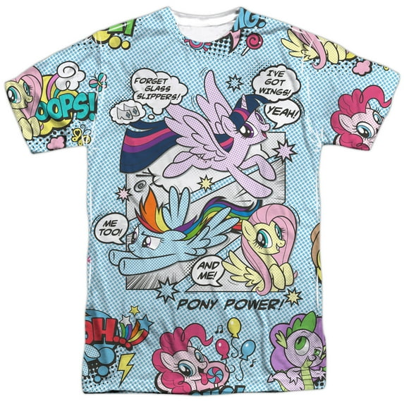 My Little Pony Tv - Pony Comic - Short Sleeve Shirt - Large