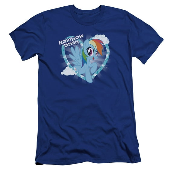 My Little Pony Tv - Rainbow Dash - Premium Slim Fit Short Sleeve Shirt - Small