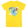 thumbnail image 1 of My Little Pony Tv Rainbow Dash Women's T Shirt, Yellow, Small, 1 of 6