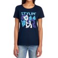 thumbnail image 1 of My Little Pony Tv Stylin Women's T Shirt, Navy, Large, 1 of 6