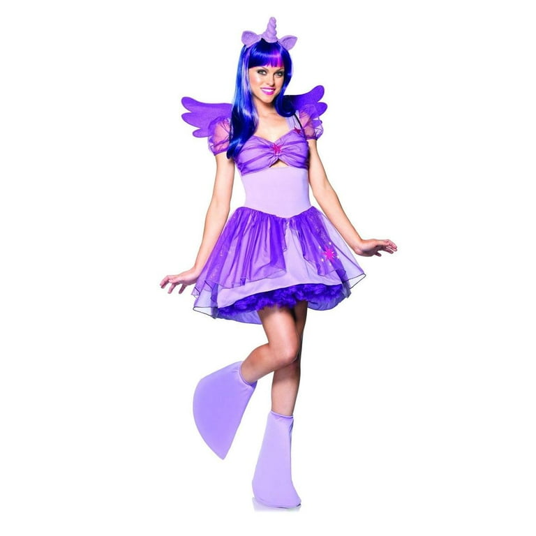  Fun Costumes My Little Pony Twilight Sparkle, Women, Purple  Winged Unicorn Jumpsuit, Size- Large : Clothing, Shoes & Jewelry