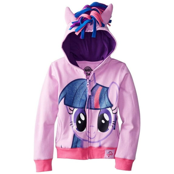 My Little Pony - Twilight Sparkle Head Girls Youth Costume Zip Hoodie