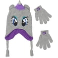thumbnail image 1 of My Little Pony Unicorn Girls Beanie Winter Hat and Gloves Cold Weather Set, Age 4-7, 1 of 6