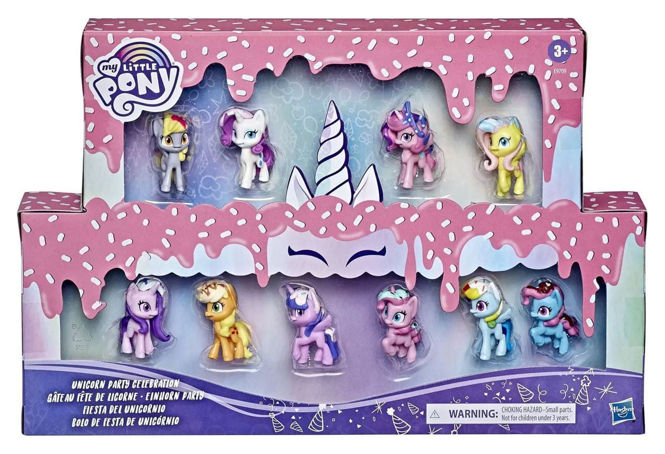 My Little Pony Unicorn Party Celebration Mini Figure 10 Pack