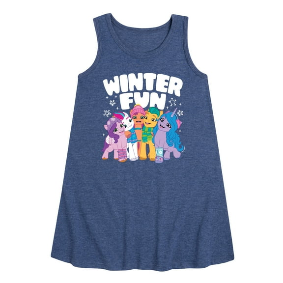 My Little Pony - Winter Fun - Girls Aline Dress