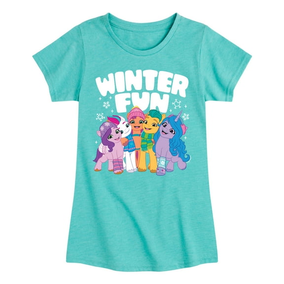 My Little Pony - Winter Fun - Girls Fitted Short Sleeve Tee