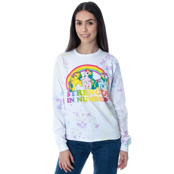My Little Pony Women's Strength In Numbers Skimmer Classic Characters Long Sleeve T-Shirt