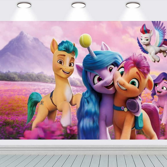 My Little Pony school Poster Backdrop Banner Party Supplies Birthday Decorations Background for Photography Taspestry