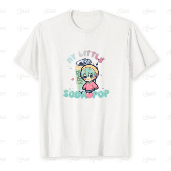 My Little Soda Pop Cute Anime Cartoon Girl Retro Colorful Summer Fun Unisex T-Shirt up to size 5XL