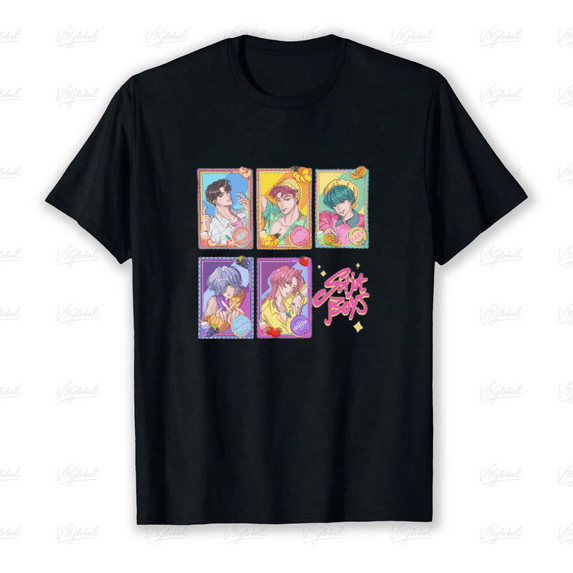 My Little Soda Pop Retro Cute Cartoon Bubbles Colorful Drinks Style Unisex T-Shirt up to size 5XL