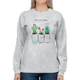 thumbnail image 1 of My Little Succulents Garden Sweatshirt Women - Women Sweatshirt, 4XL, 1 of 4