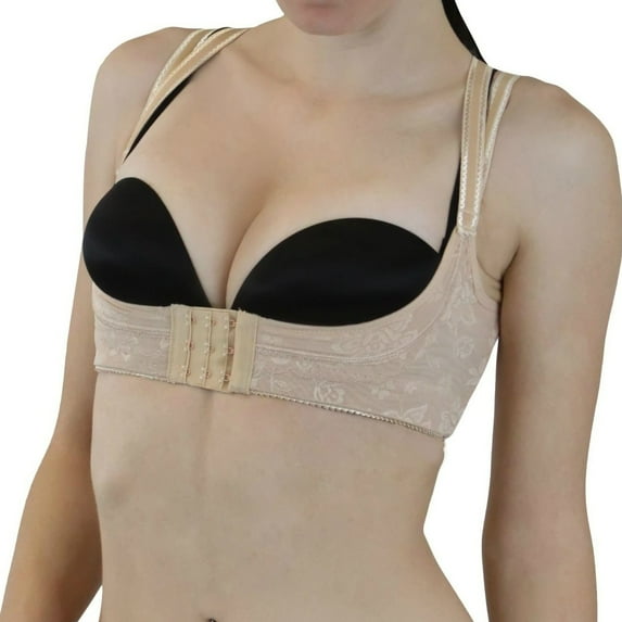 My Little Whims Women's Elevatrix Bra Regular and Plus Small / 32 Nude