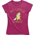 thumbnail image 1 of My Little Zombie Funny Zombiecorn Dancing Women's T-Shirt, 1 of 4