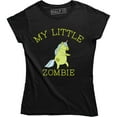 thumbnail image 1 of My Little Zombie Funny Zombiecorn Dancing Women's T-Shirt, 1 of 4