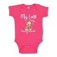 thumbnail image 1 of My Lolli Loves Me Beary Much Baby Bodysuit One Piece 18 mo Cyber Pink, 1 of 3