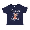 thumbnail image 1 of My Lolli Loves Me Beary Much Toddler T-Shirt 2T Navy Blue, 1 of 3