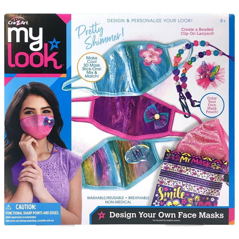My Look Design Your Own Face Mask Kit by Cra-Z-Art - Walmart.com