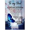 thumbnail image 1 of My Loving Dad The Dad I Will Always Miss Metal Tin Sign Vintage Aluminum Sign 8x12 Inch, 1 of 5