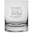 thumbnail image 1 of My Lucky Charm St Patrick's Day Etched 10.25oz Crystal Rocks Whisky Glass, 1 of 1