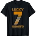 thumbnail image 1 of My Lucky Number 7 Tee Cool Lucky 7 Gift Shirt, 1 of 5